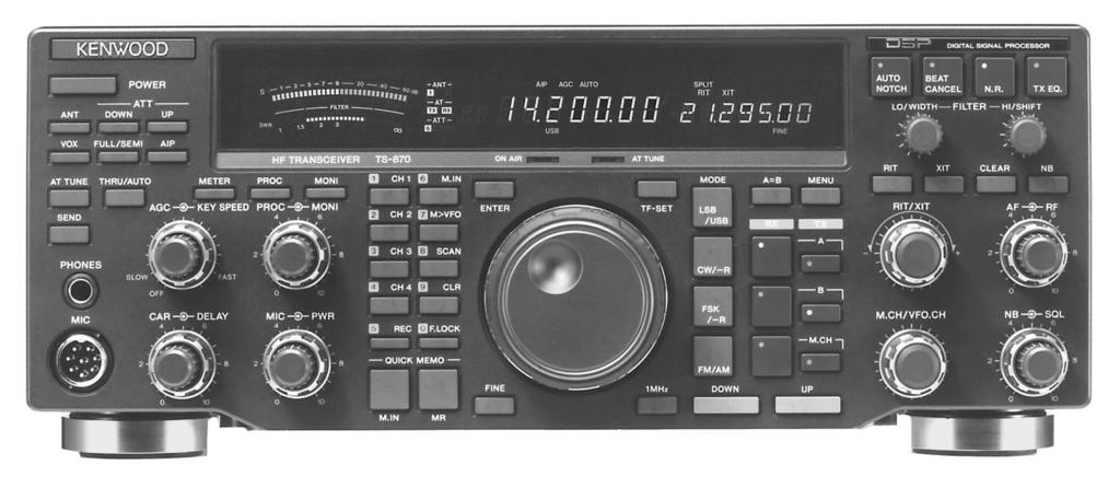 Product Review Edited by Rick Lindquist, KX4V Assistant Technical Editor Kenwood TS-870S MF/HF Transceiver Reviewed by Larry Wolfgang, WR1B Senior Assistant Technical Editor With the introduction of