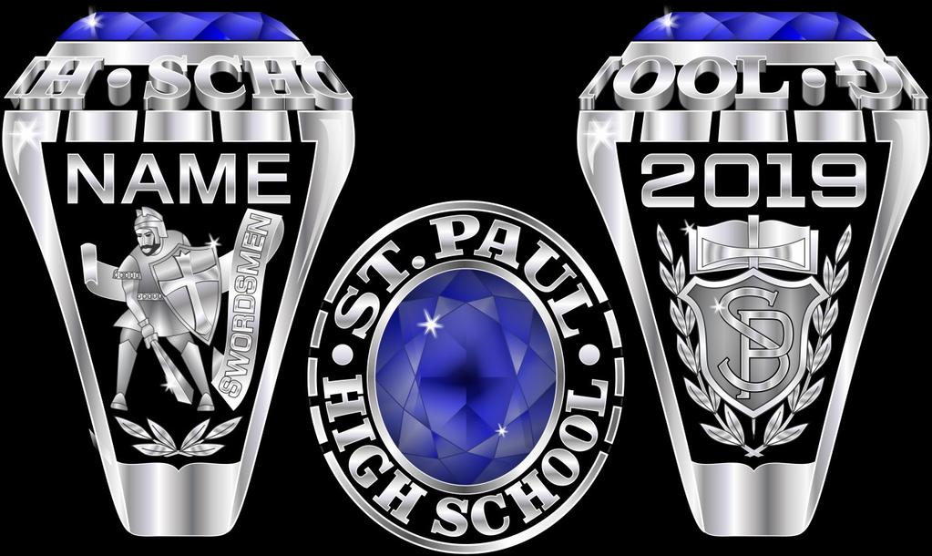 Paul Class Ring $194 in the White Aztec metal The Traditional Ring (above) includes your St.