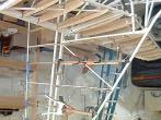 3/11/02 Airfoil Ribs Installed in Rudder The plywood ribs that give the rudder an airfoil shape were