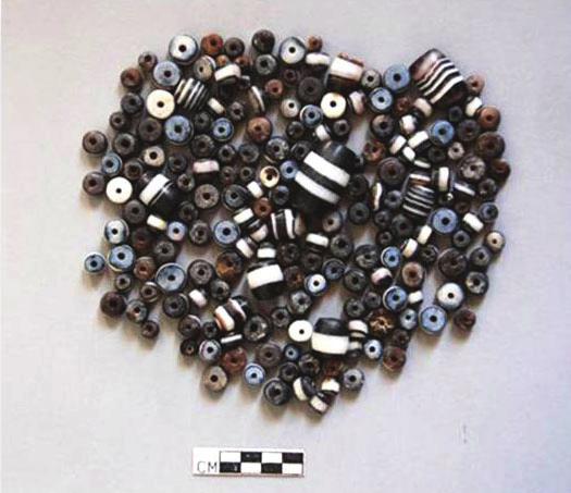 Figure 9B: Steatite disc and micro beads,