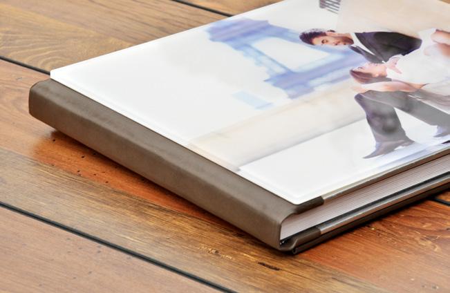 Digital album paper options include lustre, silk, metallic and fine art, in a variety of sizes, up to 50 spreads showcasing quality binding with lay