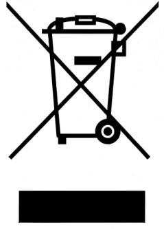 I. IMPORTANT INFORMATIONS REGARDING THE RECOVERY AND RECYCLING OF THIS ELECTRONIC DEVICE The crossed-out wheeled bin symbol below indicates that this electronic equipment is intended to be disposed