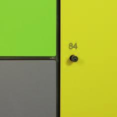 aluminium in combination with a 13 mm HPL door allows many design options.