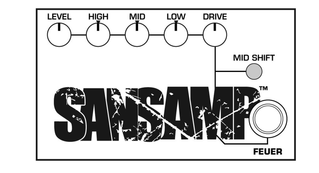 SANSAMP FEUER The SansAmp Feuer (Fire) section focuses on dirty amplifier tones. DLA Section Delay with Tap Tempo + Vibrato + Ambiance The delay is voiced for the sounds of a vintage tape echo.