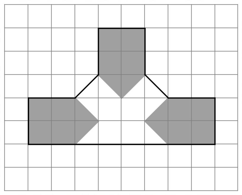 2. What fraction of the shape below is shaded? Answer:. (2) Q2 ( Total 2 marks ) 3.