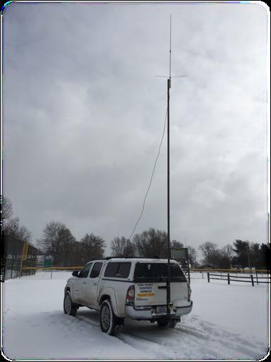 Planning: The Antennas Main antenna Diamond V2000a 6m, 2m, 70cm on 4 fiberglass mast sections about 25 total Primary