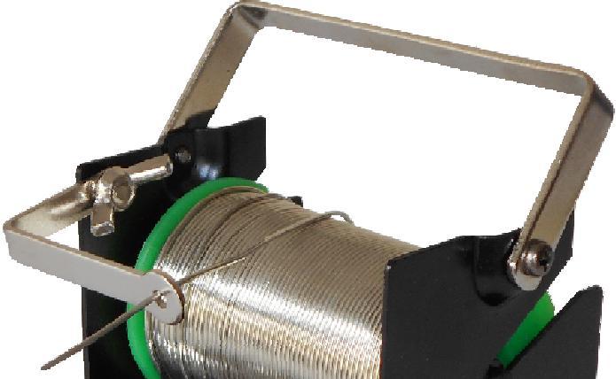 with guide is used to hold the Solder Wire Reel upto 1kg.