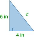 Question 4: What is the length of the hypotenuse?