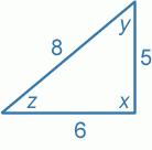 Question 1: Using the information provided above, determine whether the measure of angle x is equal to 90 or not.