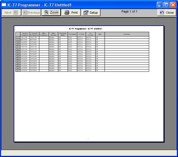 162 13.5 THD74 Programmer Help File Print Preview This feature of the programmers lets you preview the data to be printed before you waste paper sending it to the printer.