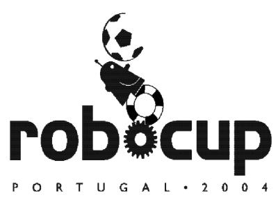 Figure 1. The Robocup 2004 logo The projects involved the establishment of 18 robotic teams built by almost 100 students.