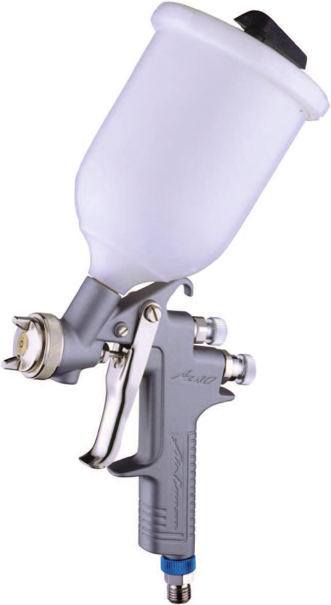 5 230 200 160 Gravity spray gun C Air flow control valve 25 Certifications 6 CERTIFICATE OF COMPLIANCE We certify that we have tested the Air Gunsa AZ 40 HTE Spray Gun in accordance with pren 13966-1