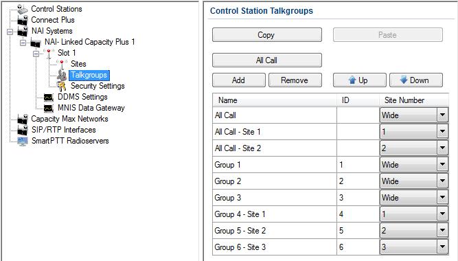 It is important to specify all talkgroups supported by the system in SmartPTT Radioserver Configurator.