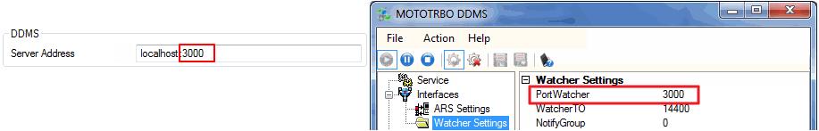 Server Address: IP address of the PC with the MOTOTRBO DDMS Administrative Client application installed on it, and port number of the DDMS server.