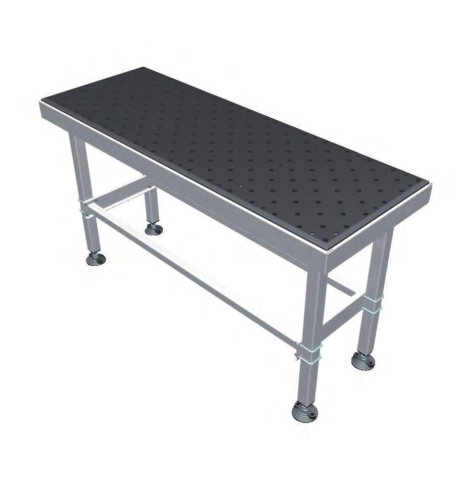 variety of air cushion tables with an integrated blowing unit for easy panel