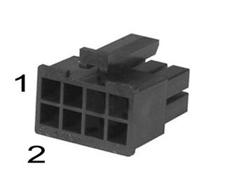 16 Chapter 5 Accessories Line Out Recorder (max. 1 Vss): Connector housing 8 pin, Order No. 43025-0800 Molex Micro Fit Fig.