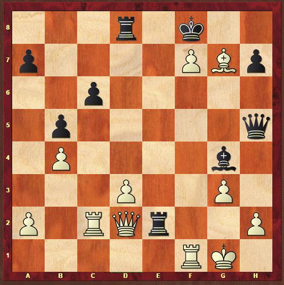 Nc4 Qh5 [interesting maneuver by Black, putting pressure on the e pawn] GM VISWANATHAN ANAND // LENNART OOTES This was the most spectacular game of the round.