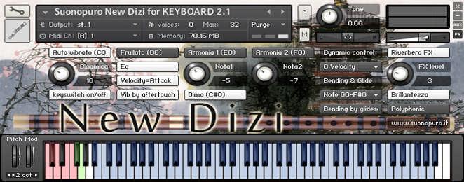 THE KEYBOARD VERSION AUTO VIBRATO BUTTON puts ON or OFF the automatic vibrato that vibrates the note you are playing in a stronger and more rapid way proportionally with the sound intensity.