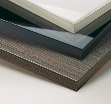 Full Access, Frameless Construction Linea patterns are offered with optional grain orientation to
