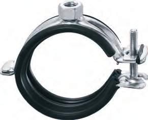 Pipe Rings Residential pipe ring MP-LHI Light-duty pipe installation up to 2 Fastening drinking water pipes and heating pipes in residential and industrial construction Gas distribution pipes