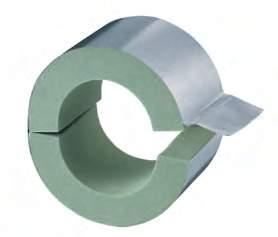 Pipe Rings Refrigeration pipe ring MI-CF Fastening pipes for refrigeration and air-conditioning systems Closed-cell polyurethane foam Contains no H-CFCs or CFCs Impact-resistant,