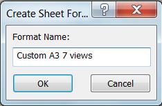 included in the format, views must be completely within the border of the sheet 6.