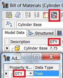 Section 3: Add Density Property to Parts List & BOM In this section you will find a