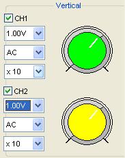 2.4 The Vertical System Click Channel in main menu. The following figure shows the vertical parameters setting. 1. CH1: Leads to the setting of the Ch1 parameters 2.