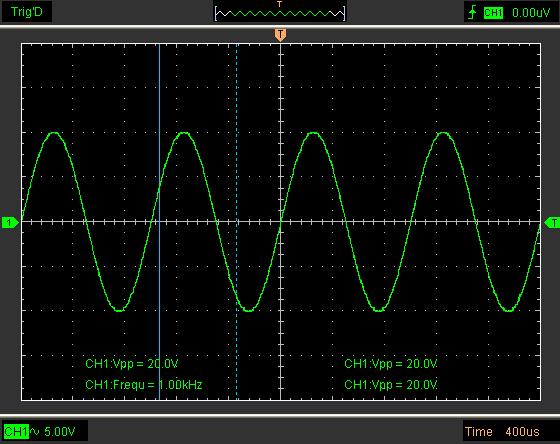 4.5 Taking Cursor Measurements Use cursors to make time and amplitude measurements on a waveform quickly. Measure the Frequency or Time of the Sine Waveform Do these steps: 1.