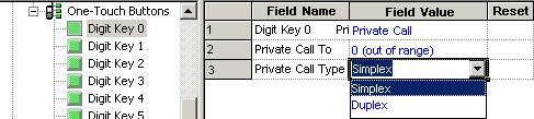 3-128 Customer Programming Software (CPS) Once this option has been selected, the Phone Call To Field Name is displayed.