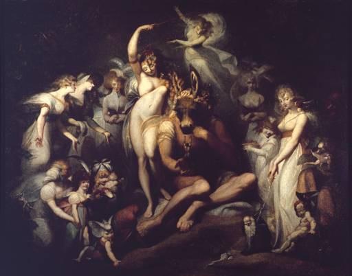 Henry Fuseli, Titania and Bottom, A Midsummer Night s Dream, 1790 Here the Swiss painter is attracted