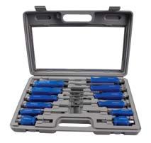 Hand tools Hand tools Screwdrivers Set Hardened tips and shafts Rolson 4 pc Cabinet Handle Screwdriver Set 104192 Slotted: 5 x 75 mm, 6 x 100 mm PH1 x 75 mm PH2 x 100 mm 0.