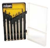 250 Hand tools Rolson VDE Screwdriver Insulated 6 pc Set with Mains Tester.