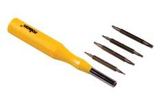 Includes Price 104747 1/4 Dr socket adaptor Slotted, Philips, Star, Torx & Hex Bits set 3.