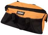 450 135 Rolson Tool Pouch 9 Pockets Leather Two leather fixed hammer holders, Complete with webbing belt and quick release