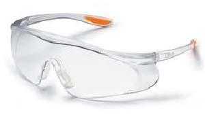 100 King s Safety Glass New Series Polycarbonate lens Shield-style eyewear for a wide variety of face