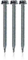 500 106048 # 12 X 5" 200 8.000 self drilling screws Hex washer head Zinc finish Point #2. For light duty steel to steel application.