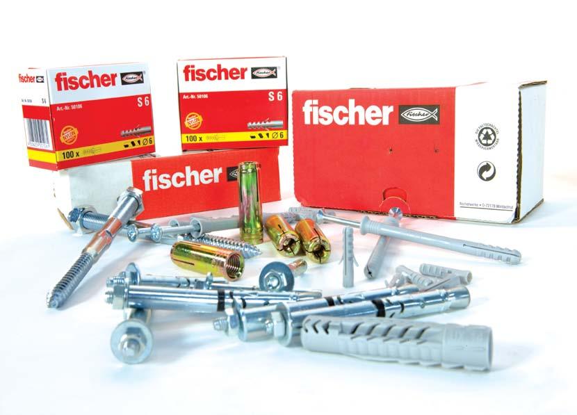 fasteners fasteners General fixing 162 Fischer always provides secure fixings and has stood for quality and safety in construction for over five decades.