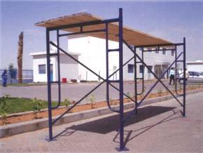 Light Weight Access System Lightweight Scaffolding beatty frame The Beatty frame style exterior system, allows you to work on the interior as well as the exterior of civil construction works.