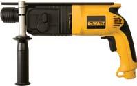 19 Dewalt Rotary Hammer 22mm SDS-Plus Model D25002K Ideal for drilling anchor & fixing holes into concrete & masonry applications Includes: Side