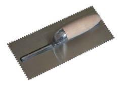 175mm 0.750 Rolson plastering Trowel Hardened and tempered spring steel blade with cushion handle.