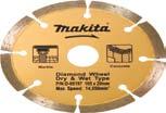 power tools accessories power tools accessories Cutting Discs Makita Metal Cutting Disc For fast, clean cuts, ferrous metals such as steel, iron, rebar and welds Article No. Part No. Wheel Dia.