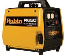 Generators Robin Portable Gasoline Generator Model R650 Recoil Start for the Great Outdoors Portable power packs will ensure trouble free holidaying, camping, caravanning, boating and 4WDriving when