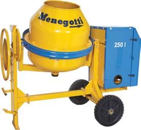 Menegotti Petrol Concrete Mixer 112390 Drum Capacity (L) 250 455.