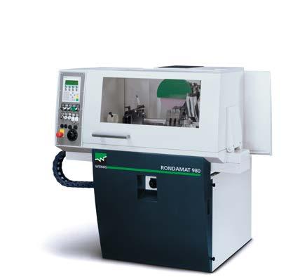 Rondamat 980: The fully automatic grinding machine for planing cutter heads The surface quality of the final product is decided in the moment that the cutting edge meets the work piece.
