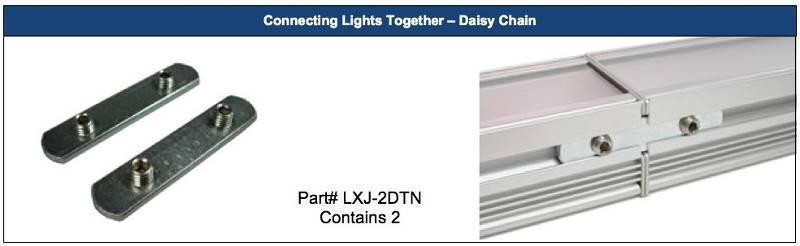 The aluminum circuit board is in direct contact with LX series aluminum housing. This design efficiently transfers heat away from the high powered LEDs.