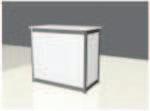 85 Please choose panel color: Black (06) White (03) RECEPTION COUNTERS AND COMPUTER STANDS RC1 RC2 RC3* 7' 9" W