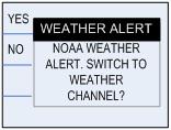 In the SCAN menu, turn the selector wheel knob to select a specific weather channel. 2. Press the soft key WX to tag this weather channel for NOAA weather alert. 3.