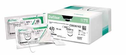 Vital Medical Wound Closure - Sutures Dafilon Dafilon is a non-absorbable monofilament suture made of Polyamide polymers available in blue, undyed and black.