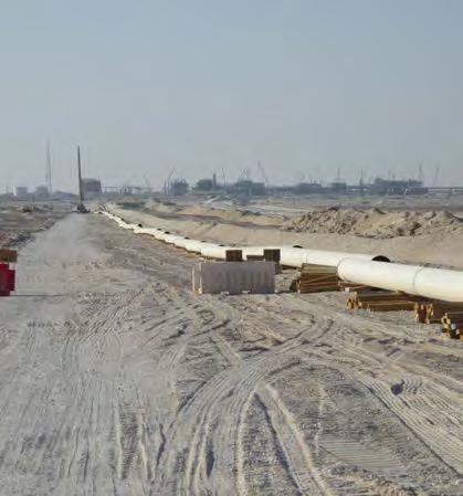 219km pipeline (approx 18,000